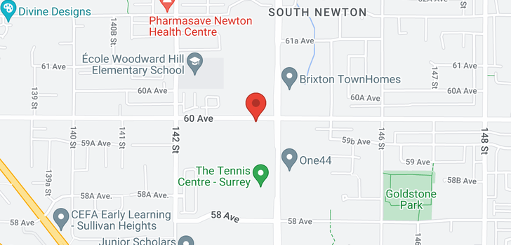 map of 301 14358 60 AVENUE